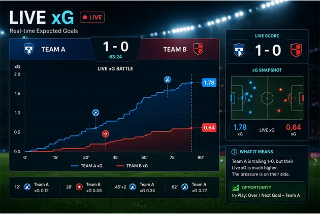 xG چیست؟ راهنمای کامل Expected Goals برای شرطبندان مبتدی و حرفهای