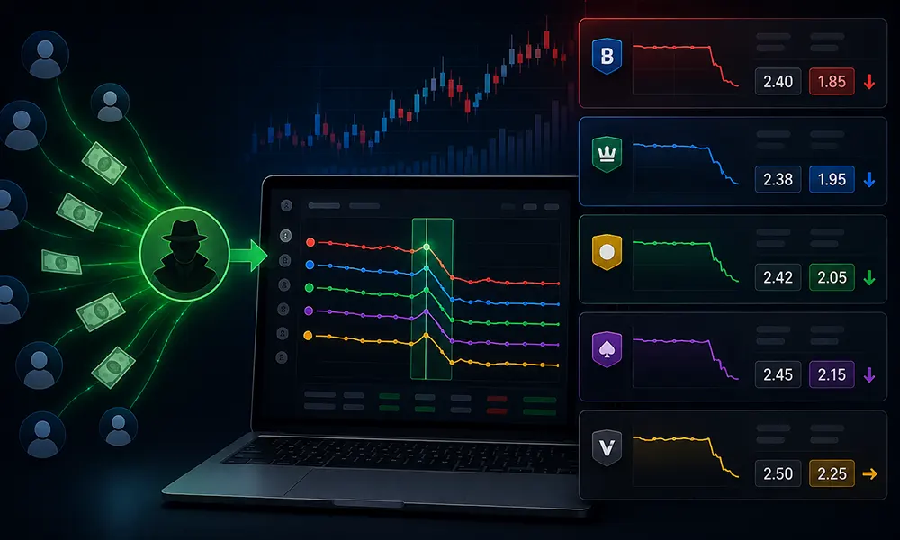 Sharp Money چه نقشی در Odds Tracking دارد